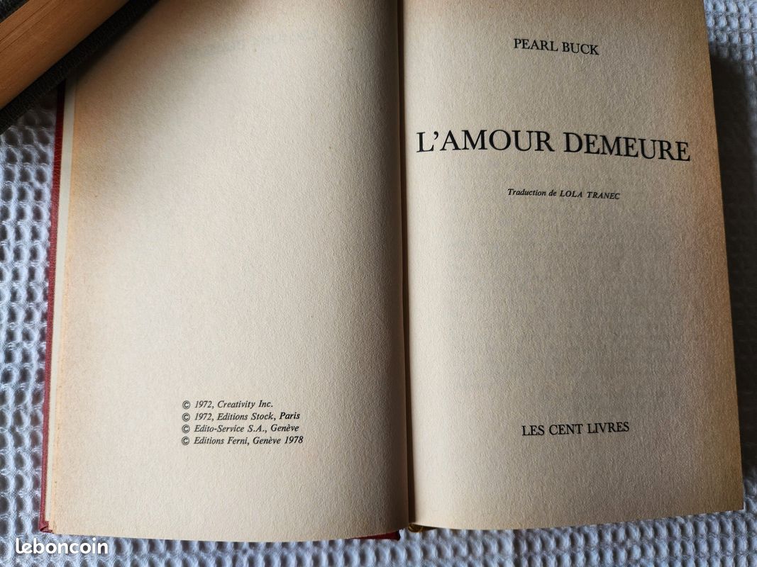 Roman L’amour demeure de Pearl Buck (image 3)