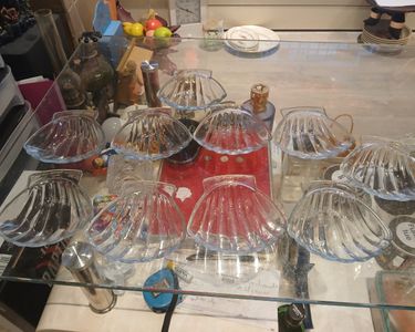 6 Coupelles à Coquilles Saint-Jacques En Verre Arcuisine - Vintage - Fabriquées En France