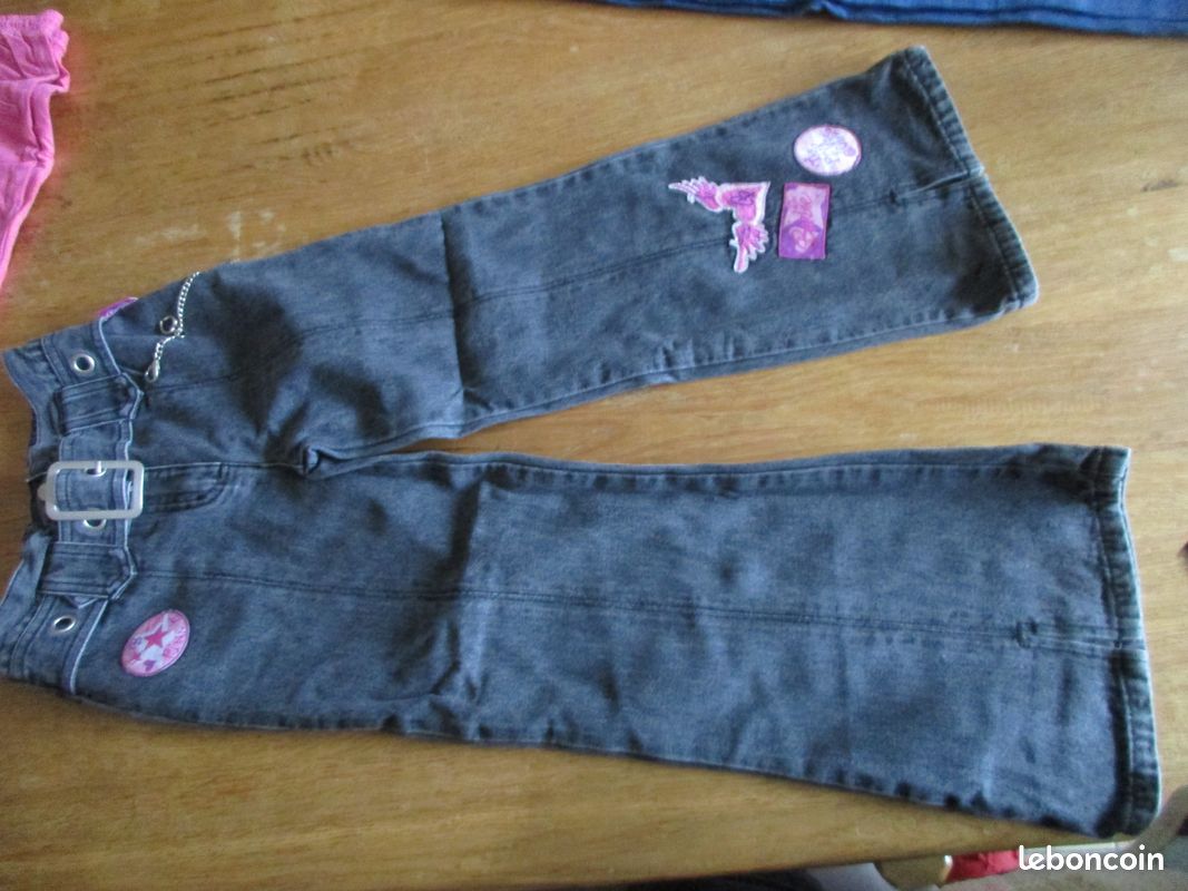 Jean gris Barbie 8 ans (image 1)