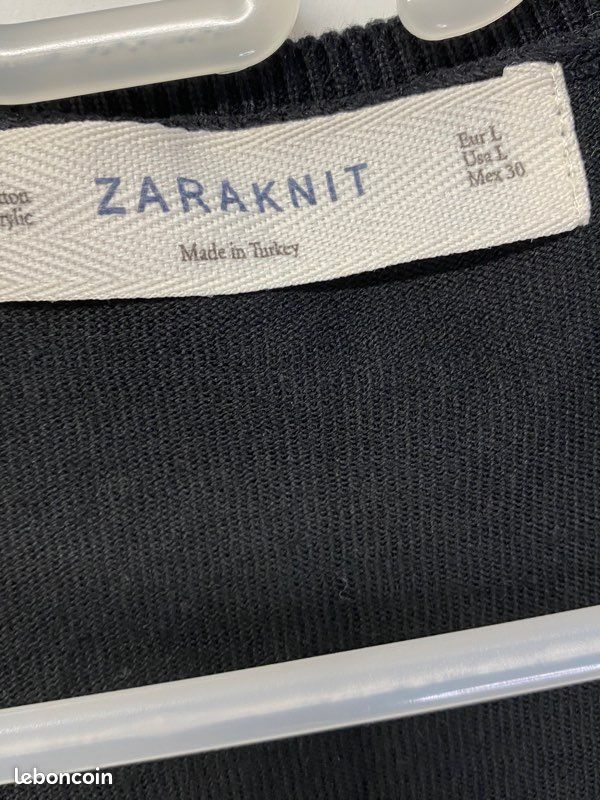 Cardigan gilet Zara métallisé L (image 2)