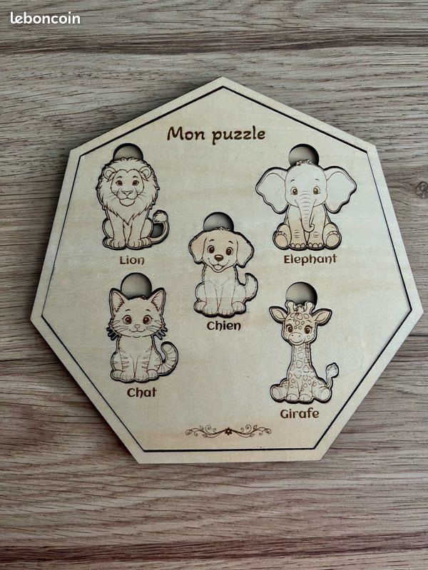 Puzzle en bois (image 1)