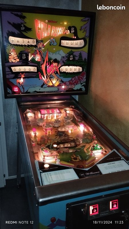 Ancien Jeu Avec 3 Billes Style Flipper à Cases - Marque Parman - Occasion Vintage