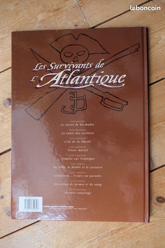 Bd "Les Survivants de l'Atlantique" tome 9 EO. Mitton et Molinari (image 2)