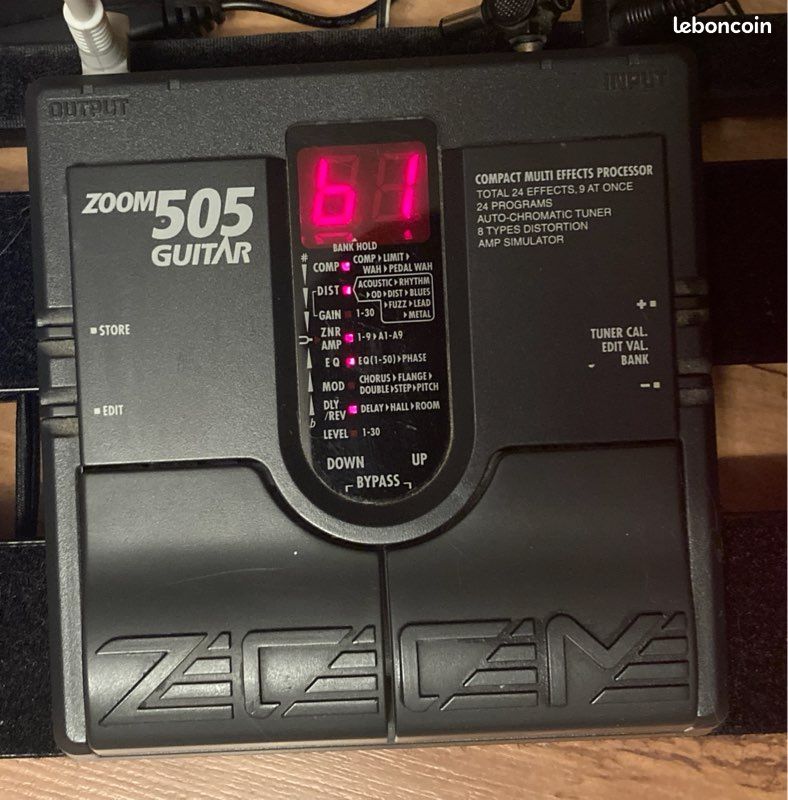 Pédalier d’effet ZOOM 505 (image 1)
