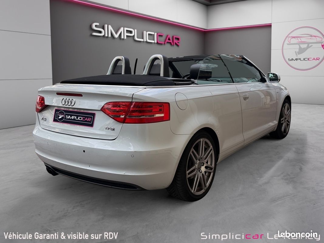 AUDI A3 Cabriolet 1.8 TFSI 160 S LINE PLUS S TRONIC 160Ch Garantie 12 mois (image 7)