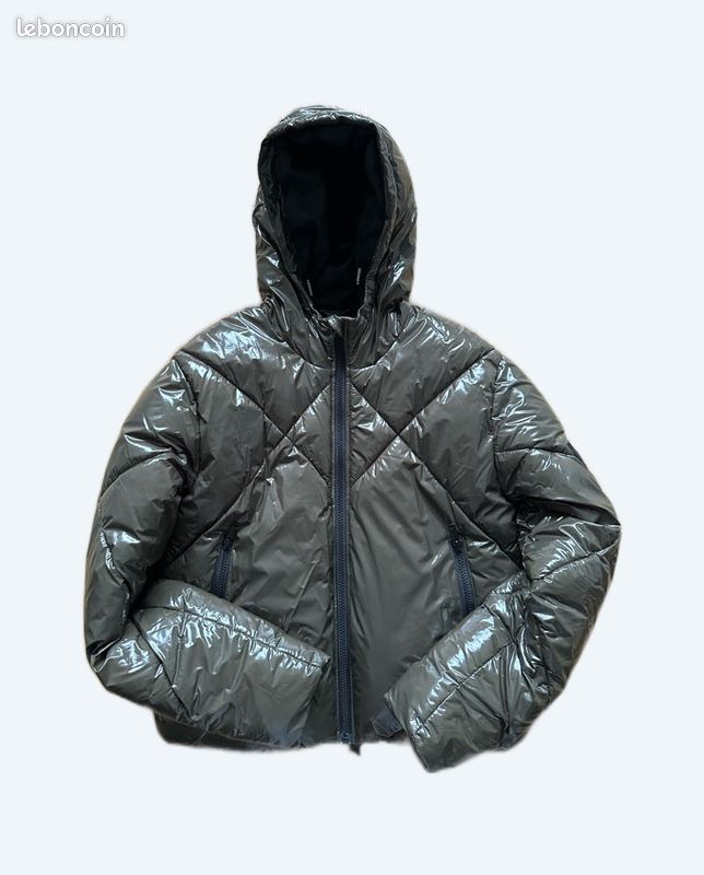 Doudoune Ikks femme imperméable taille S kaki Vêtements