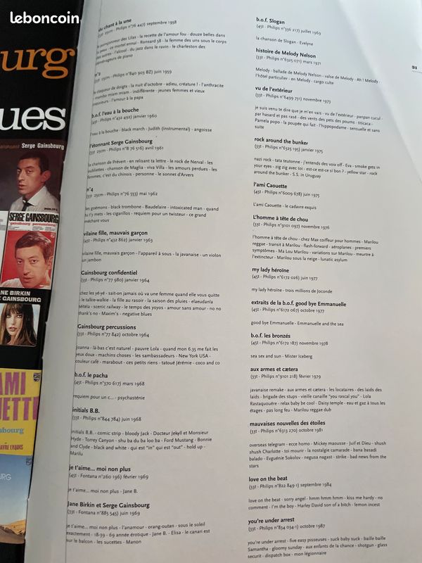 Coffret Compilation Serge Gainsbourg (image 9)