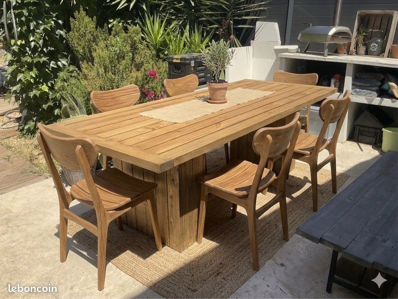 Table extérieure 100% Douglas (image 2)