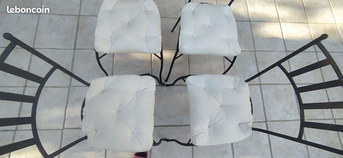 Chaises en fer forgé (image 9)