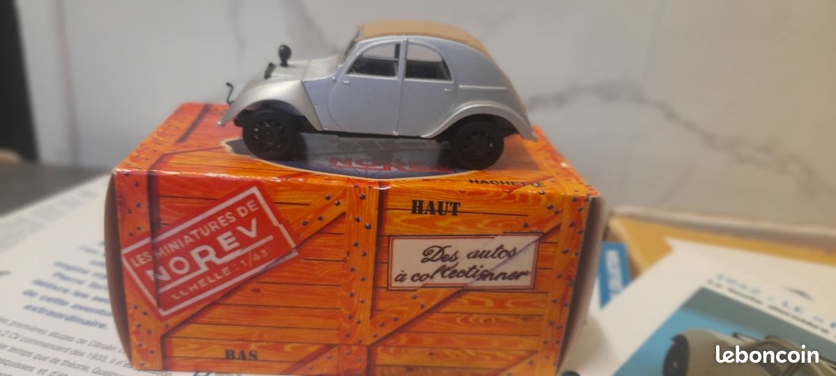 Modèle Réduit Norev 1/43 - Citroën 2CV Prototype Terrasson 1939 - Gris - Sans Boîte