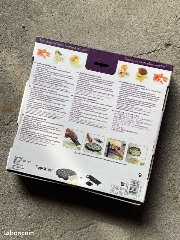 Mandoline et support pour chips au micro-ondes (image 2)