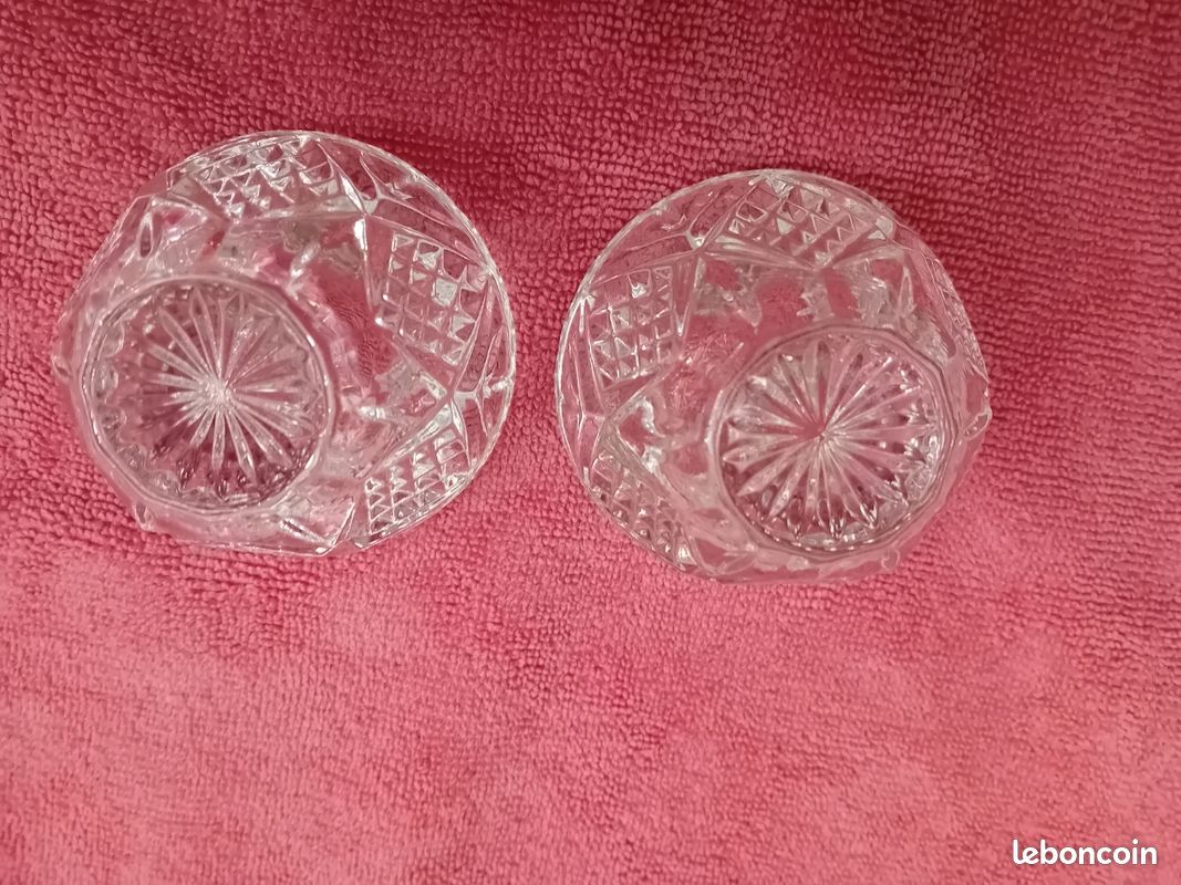 Bougeoirs cristal d Arques (image 4)