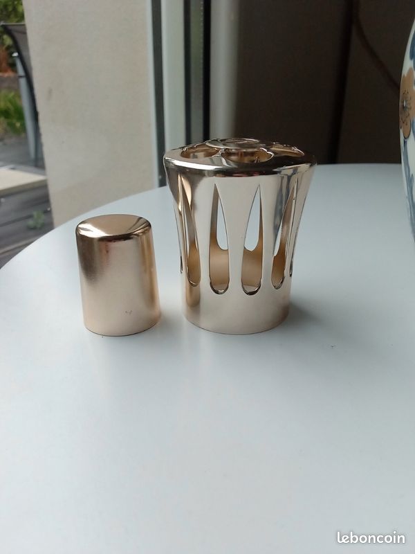 LAMPE BERGER PORCELAINE Revol modèle FN noir or Gamme des années 1960 à 1969 EUR 35,00 - FR