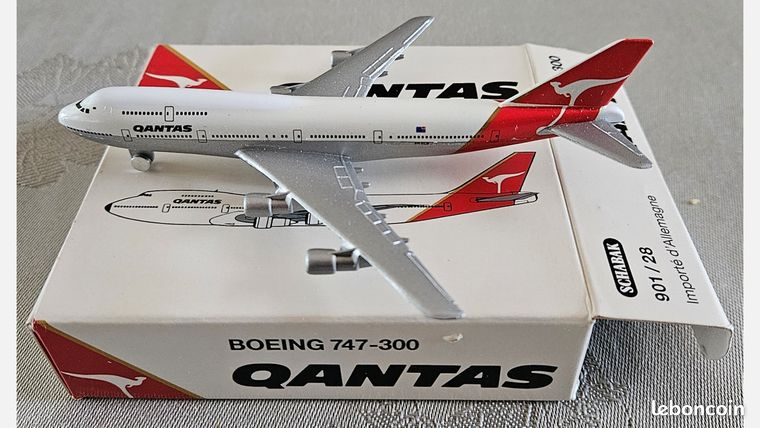 Lot D'avions Miniatures Schabak 1:600 – Boeing 737, A300, B747-400 – Bon état