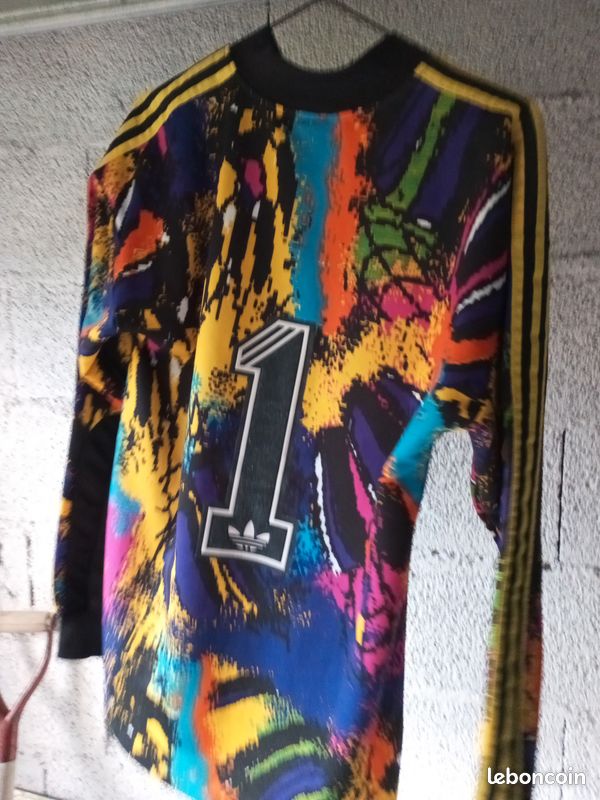 PUMA MAILLOT DE FOOTBALL GARDIEN NOEL VINTAGE FABRIQUÉ EN ITALIE (398) TAILLE S