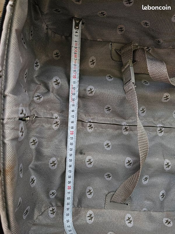 Valise noir pratique extensible (image 7)