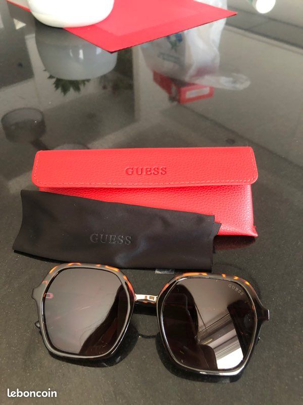Lunettes de soleil GUESS marron neuves (image 1)