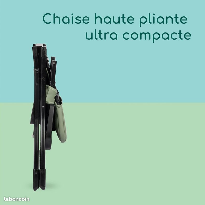 Chaise haute bébé pliable (image 2)