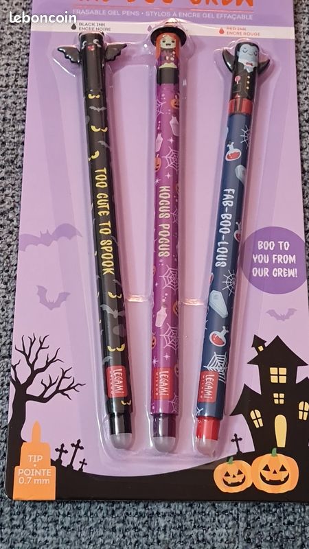 Ensemble Stylos à Gel Effaçables Créatifs Chat 28 - France