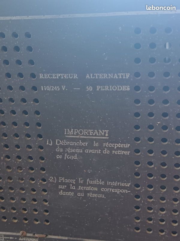 Poste Radio Vintage Amplix (image 6)