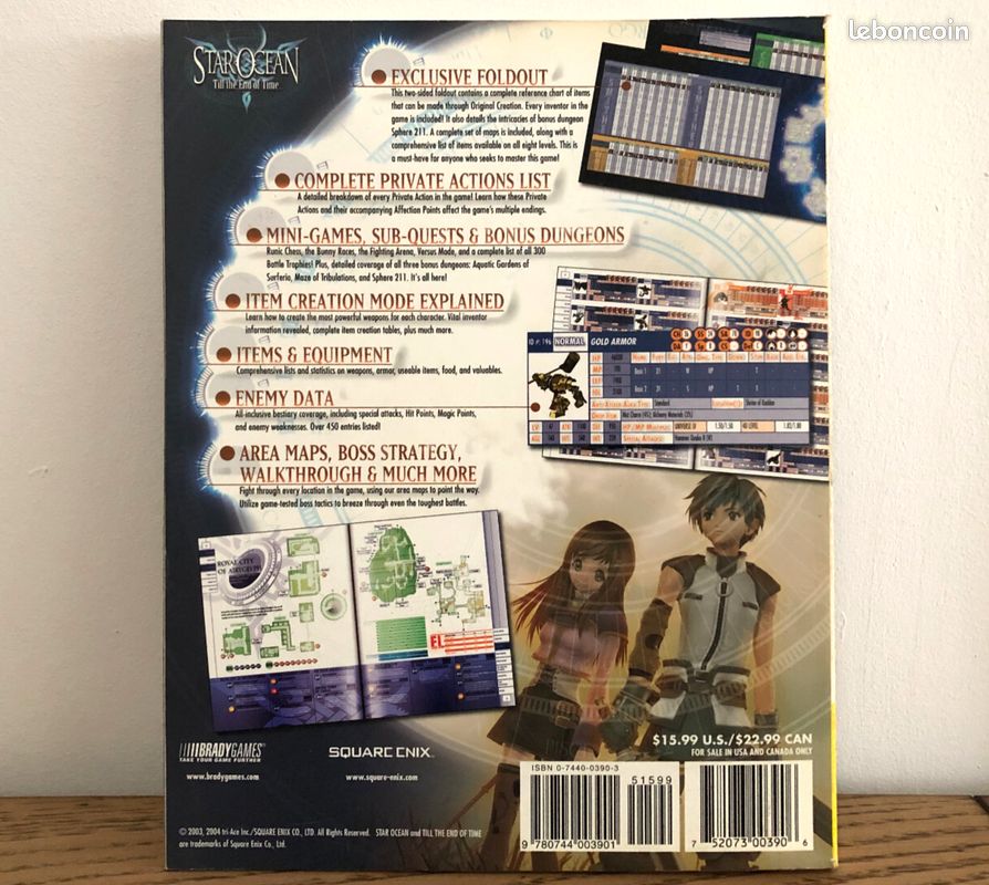 Guide STAR OCEAN TILL THE END OF TIME - Anglais - Square Enix (image 2)