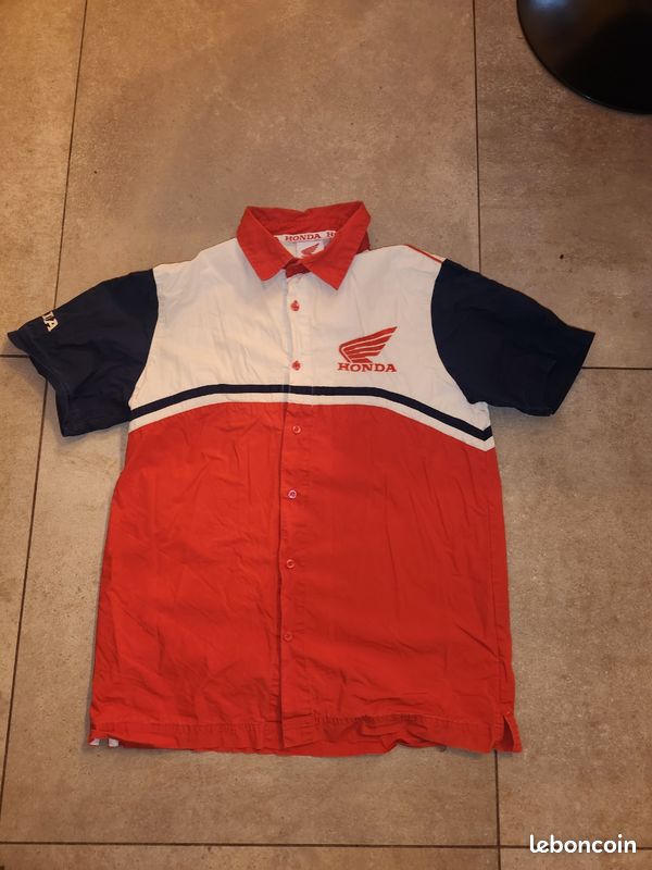 Vintage 90er Jahre Honda Racing Clinton Trikot Größe L