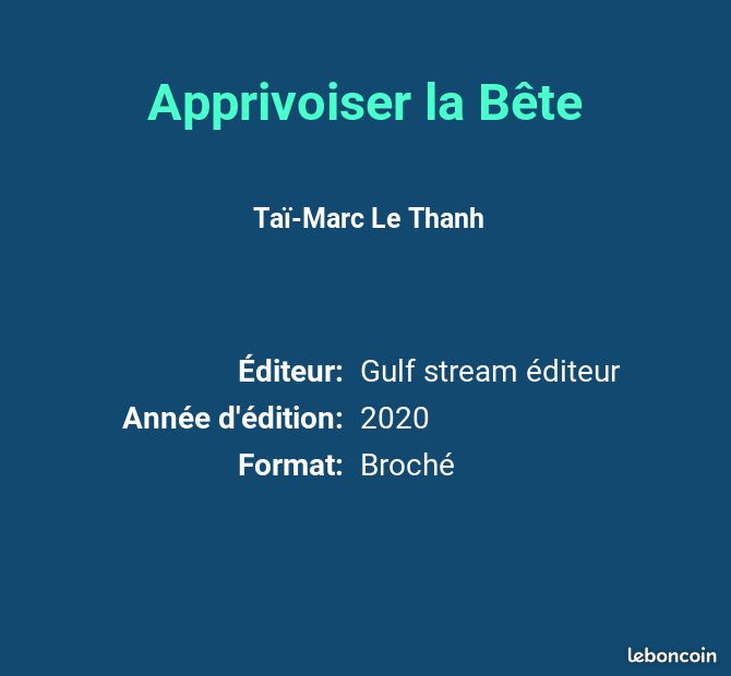Apprivoiser la Bête - Taï-Marc Le Thanh (image 2)