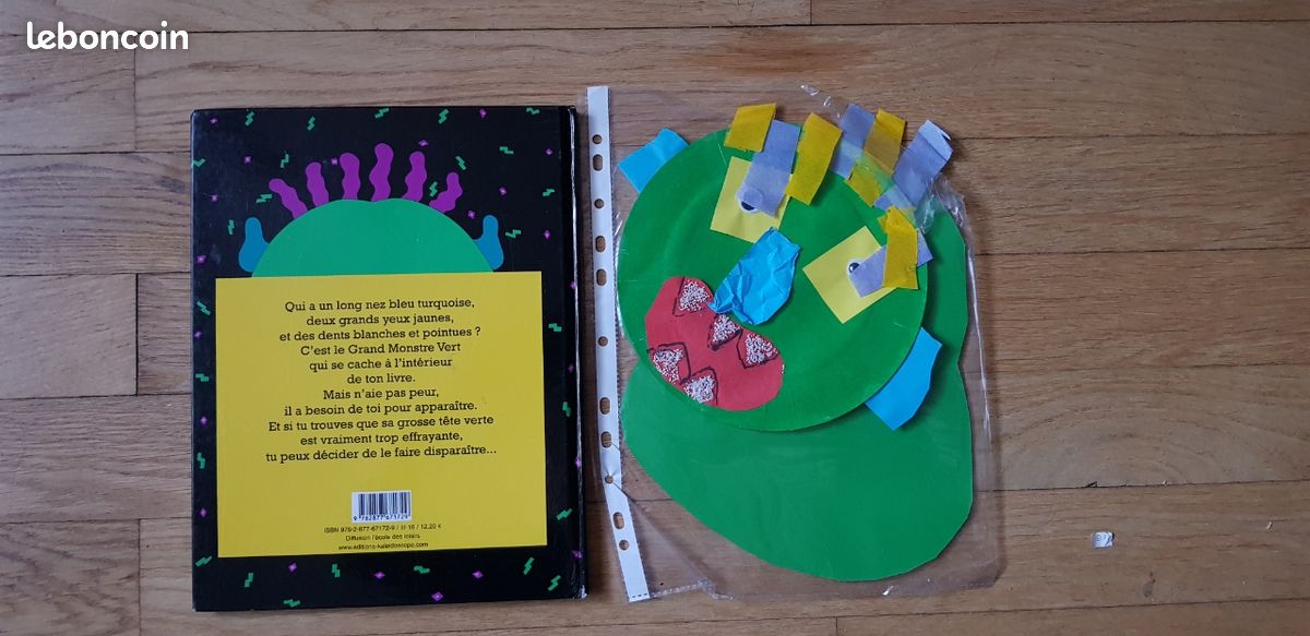 Monstre, émotion , couleurs, dessin du visage - albums maternelle a choisir (image 2)