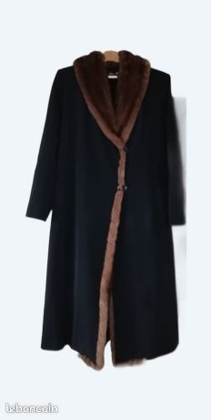 Imperméable Sam Rone Paris doublé de vison – Taille 40 – Neuf