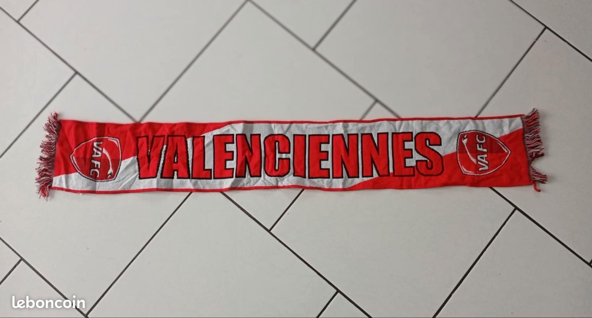 Écharpe Supporter Valenciennes FC – Tribune Nungesser, Neuve, Sans Emballage