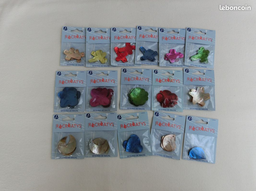Lot De 38 Sequins En Nacre Ovale – Parfait Pour La Création De Bijoux Et DIY