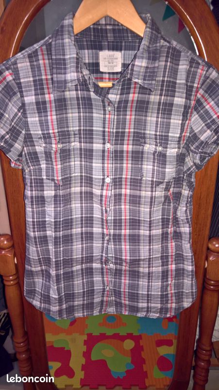 Chemise manches courtes H&M T40 (image 1)