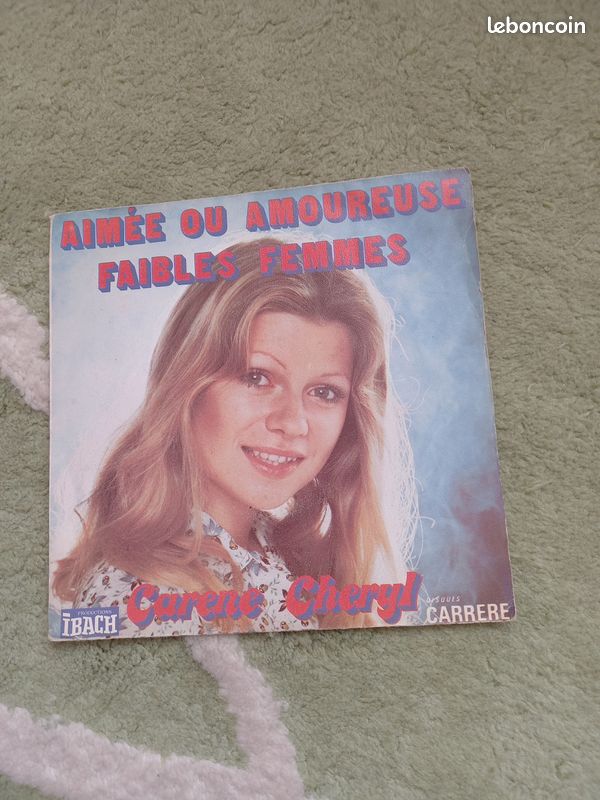 VINYLE 45 Tours COLLECTOR 1975 Carene Cheryl 3ème DISQUE / bobp (image 1)