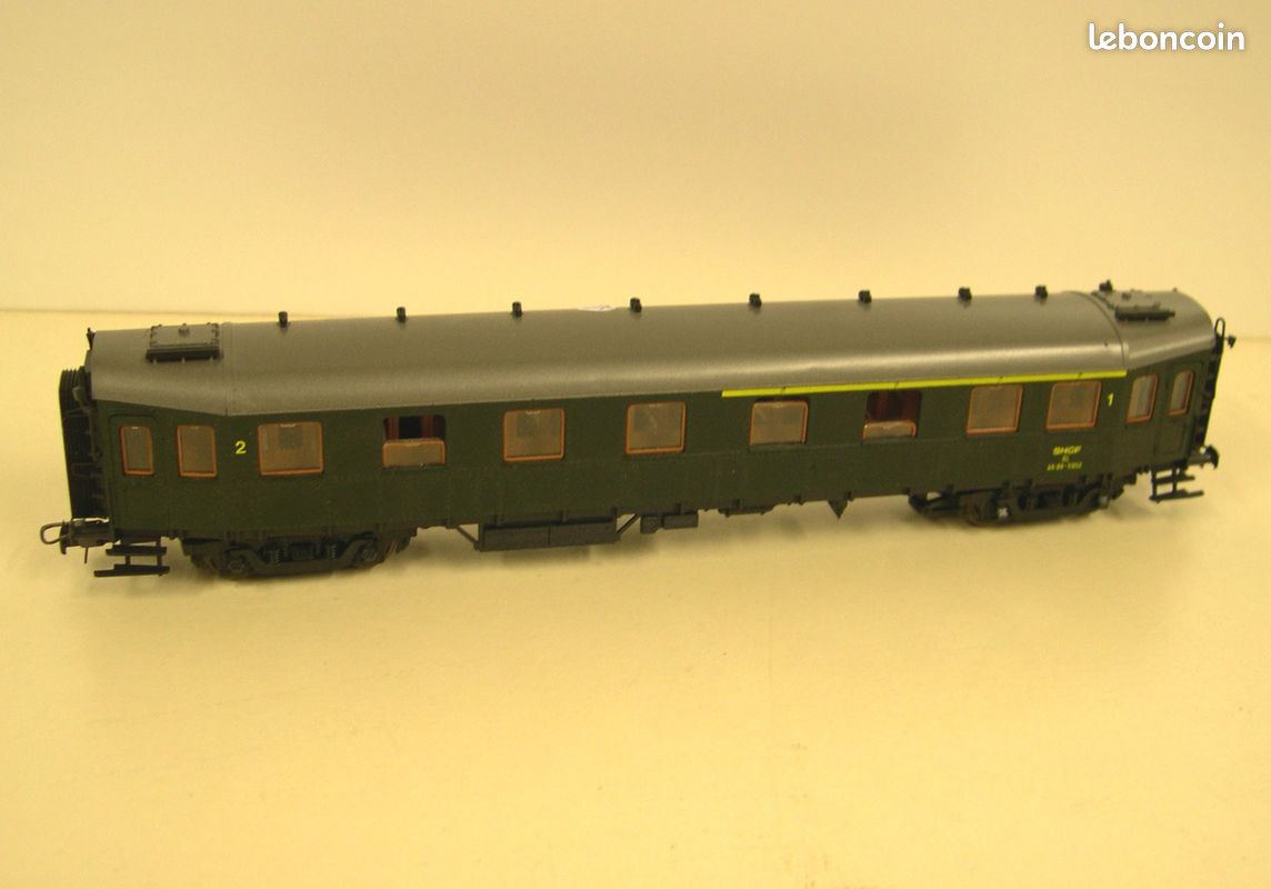 Voiture SNCF 1ère/2ème Classe 'Le Mistral' – VB HO – À Réparer (Pièces Détachées)