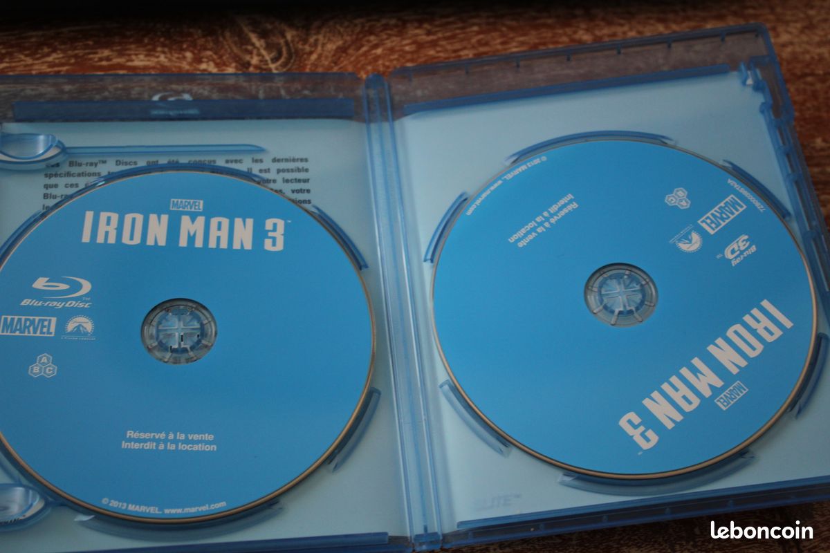Occasion - Lot de 5 Films Blu Ray 3D dont 2 films Man of Steel Blu Ray 3D Neuf sous blister (image 4)