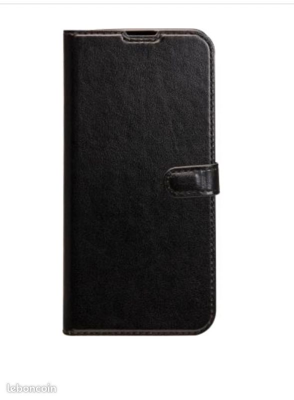 Etui Folio Wallet Samsung G S21 Ultra 5G Noir - Fermeture avec languette aimantée Bigben (image 5)