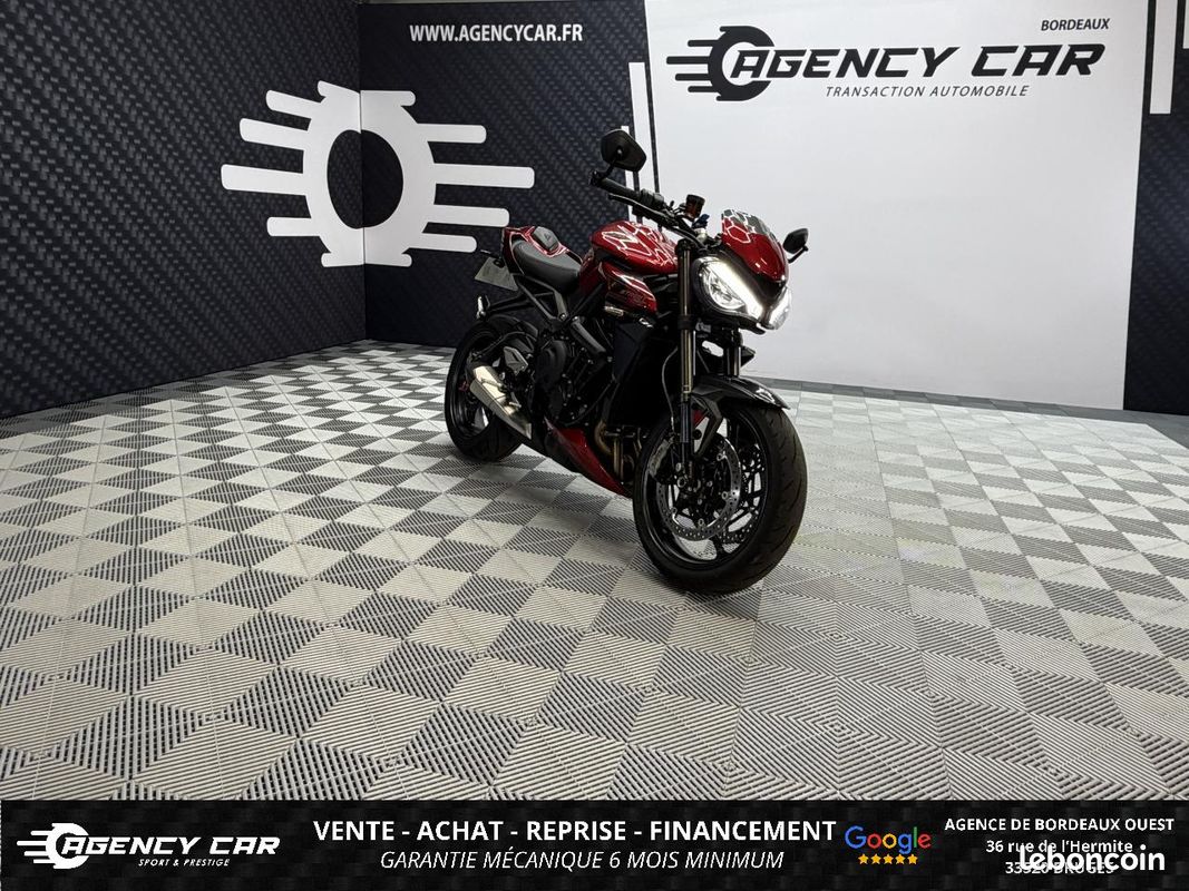 TRIUMPH STREET TRIPLE RS 765 Garantie Triumph 2027 Suivi LED (image 1)