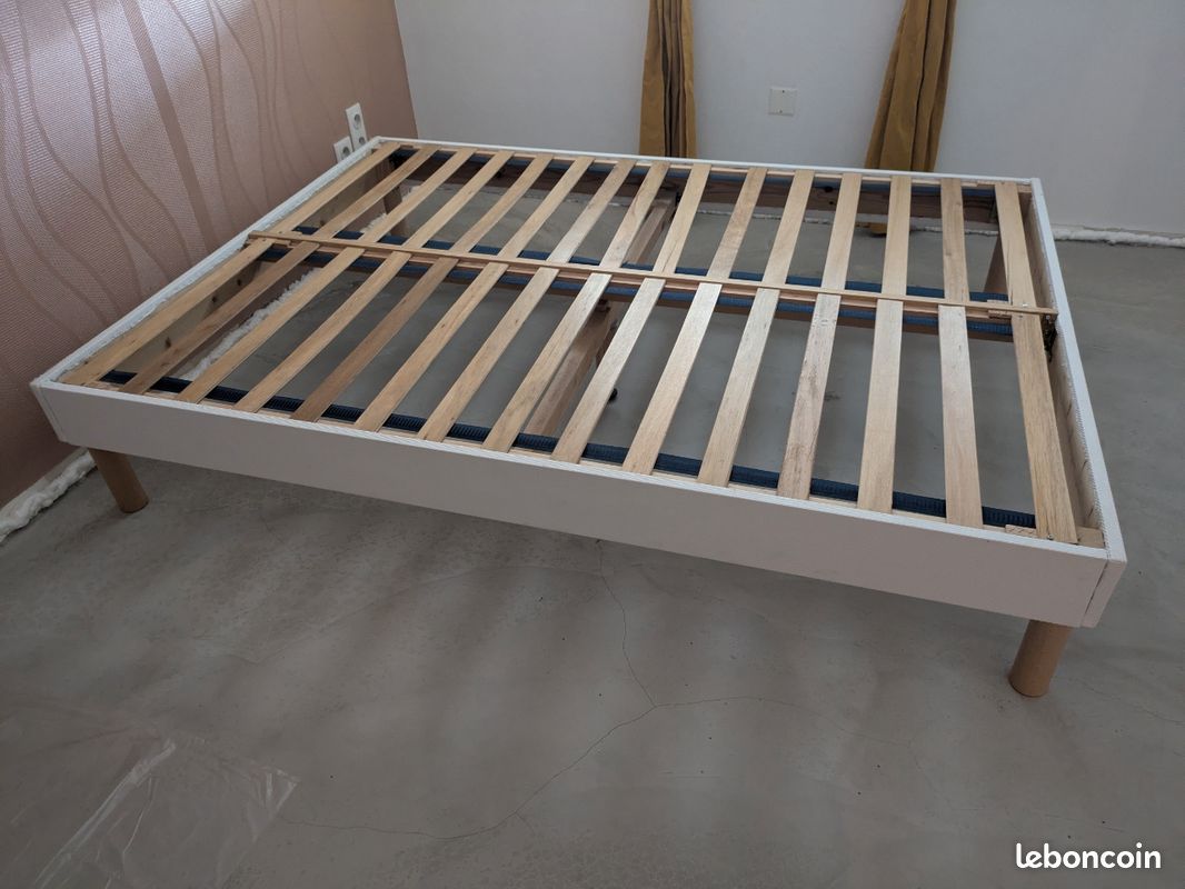 Lit + matelas 140x190 (image 3)