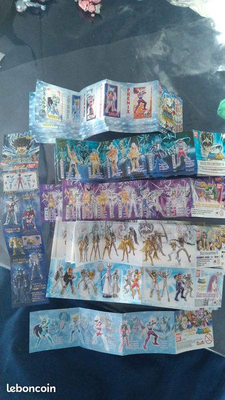 Saint Seiya flyer gashapon et petite figurine (image 1)