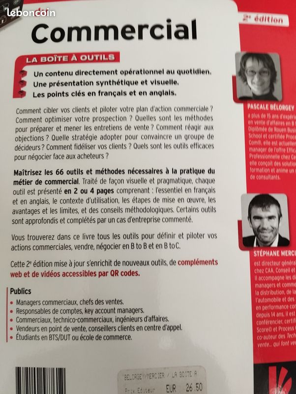 La boîte à outils du commercial DUNOD 2 me Edition (image 2)