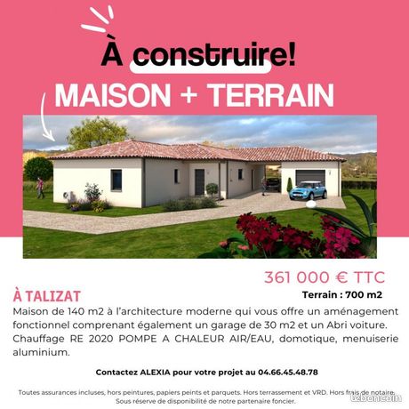 Maison 5 pièces 140 m²