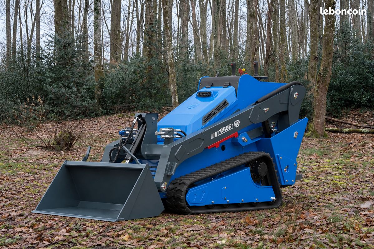 Mini-chargeuse RS06-2 PRO neuve – 650 kg - Moteur KUBOTA (image 1)