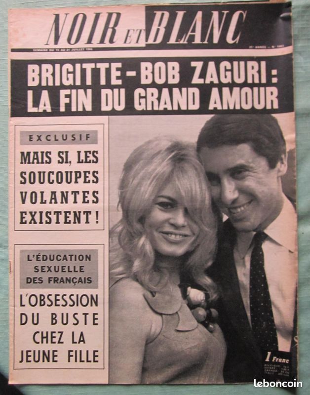 Noir et blanc revue magazine (17) Brigitte Bardot Petain Noel Ursula Andress Petula Clark Jane Fonda De Gaulle Douaumont (image 11)