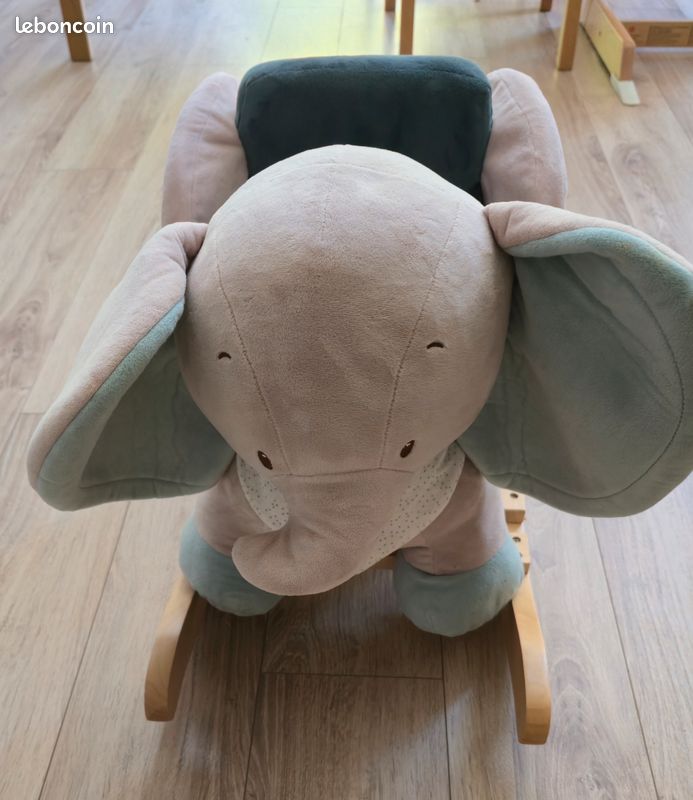 Bascule bébé Axel l'éléphant - Nattou (image 3)