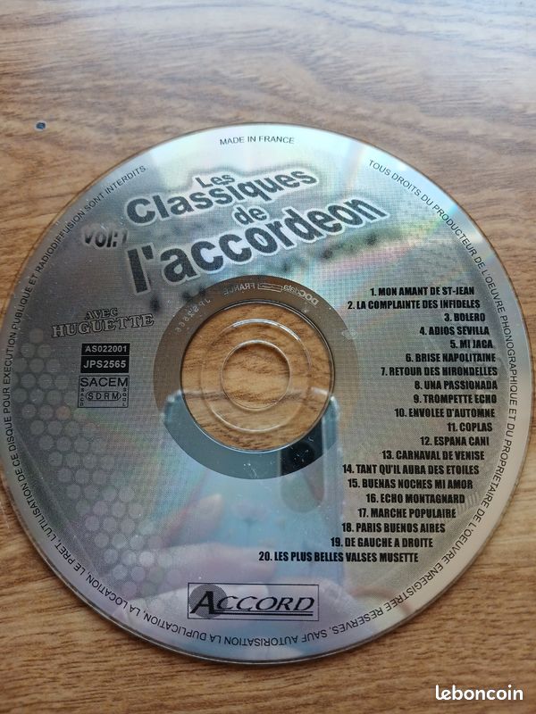 CD Les Classiques de l accordeon (image 5)