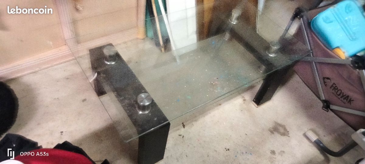 Table de salon en verre (image 1)