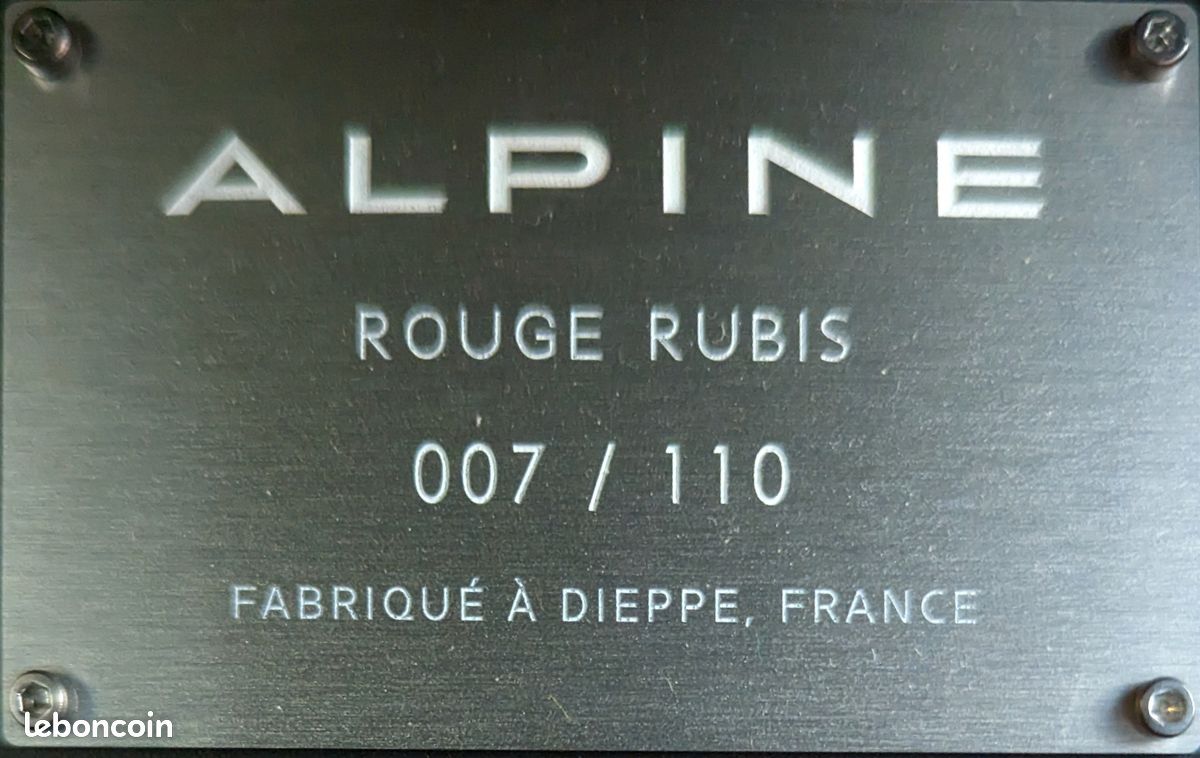 Rare alpine a110 s rouge rubis n°007/110 (image 9)