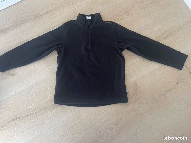 Polaire noire 6 ans mixte (image 1)
