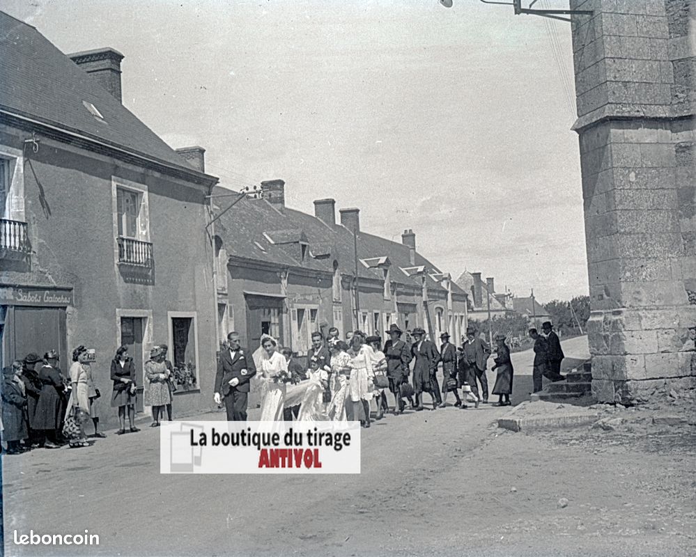 Plaque verre photo ancienne positif noir et blanc 13x18 cm Biaufond lac Doubs 13181517 - Collection