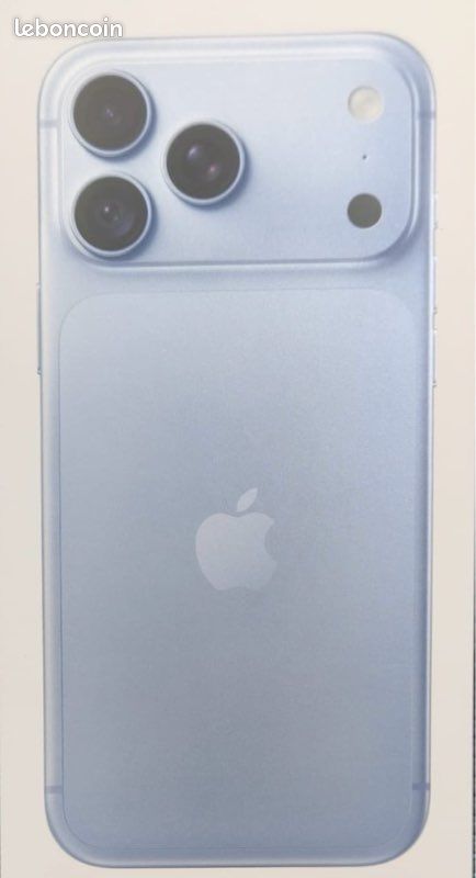 Apple iPhone 18 Pro Max 256 Go Blue NEUF (image 1)